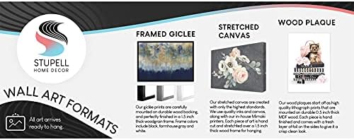 Stupell Industries Rising Tree Forest Abstract Nature Landscape BrownGrey