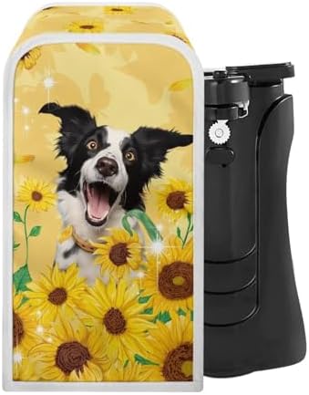 Sturdy Electric Can Opener Cover with Pug Print Protection