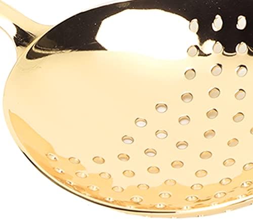 Stainless Steel Julep Strainer Ergonomic Handle for Home Commercial Use
