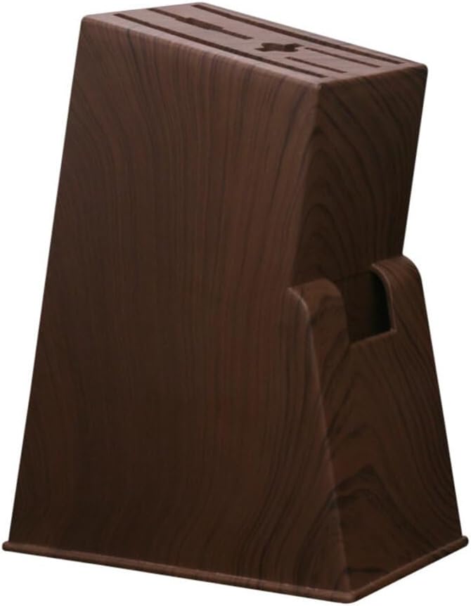 UPKOCHSturdyUniversalBrownWood Knife Block