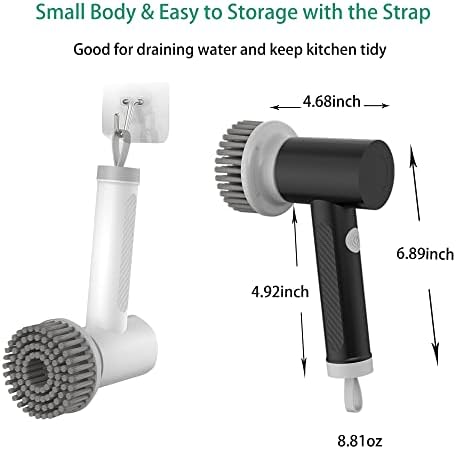 Amvnotia Electric Spin Scrubber Kitchen Cleaning Tool