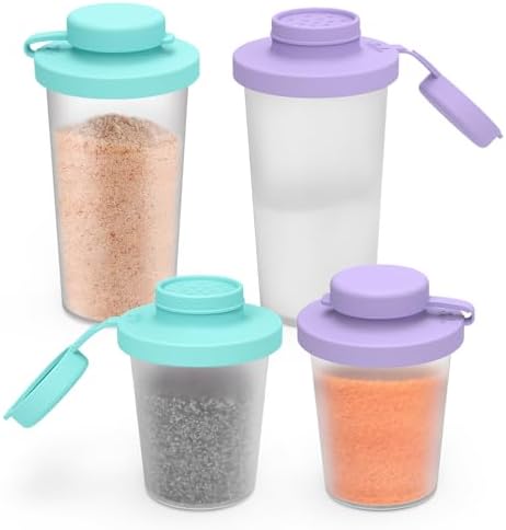 Reusable Silicone Salt and Pepper Set