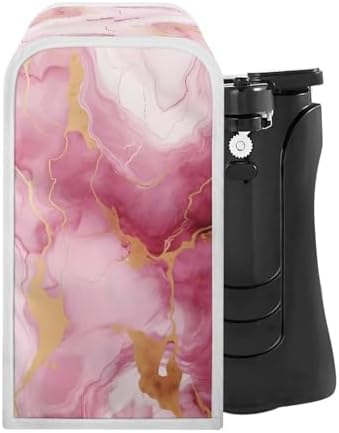 Durable Pink Marble Can Opener Protector Cover