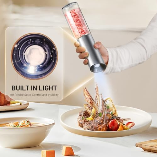Gravity Electric Salt Pepper Grinder Set