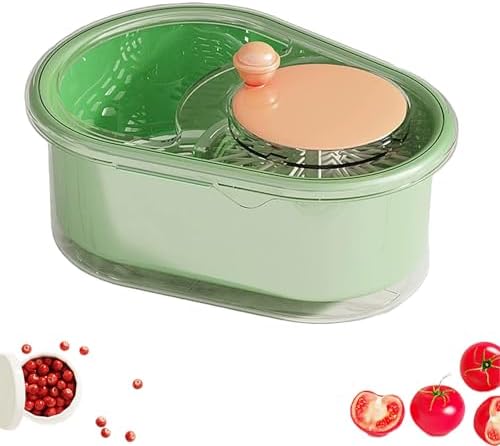 Nnowpl Fruit Cleaner Spinner - Portable Compact Kitchen Tool