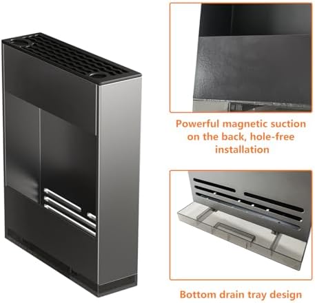 Magnetic Aluminum Knife Holder for Refrigerator Kitchen Storage