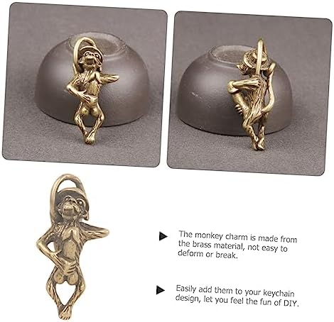 Brass Monkey Keychain