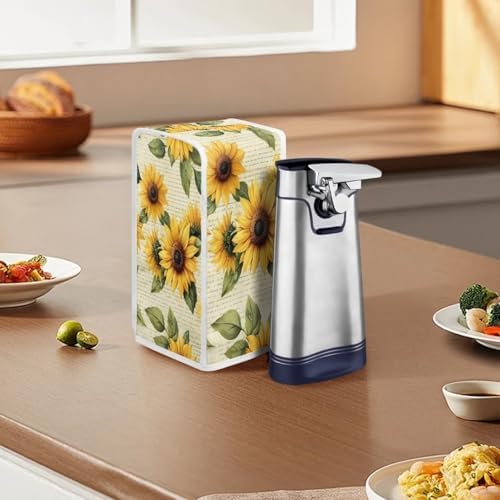 Sunflowers Square Can Opener Cover