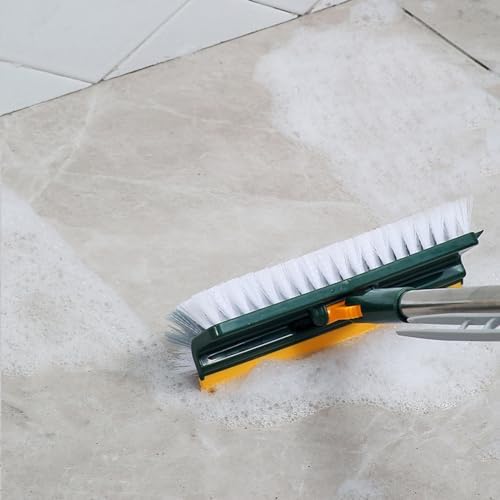 Sturdy 3-in-1 Floor Scrub Brush for Tiles and Grout