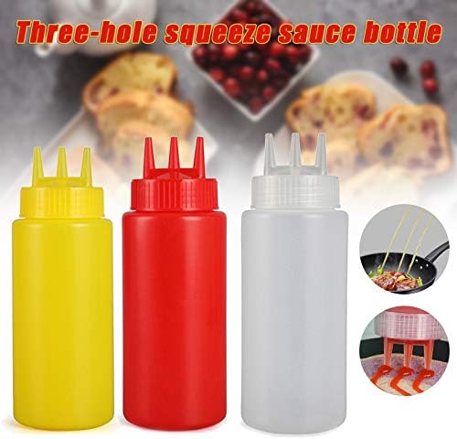 Multi-Purpose Squeezing Dispenser with 3 Hole Design