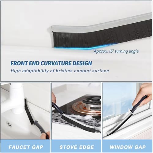 Compact 4Pcs Crevice Cleaning Set for Tight Spaces