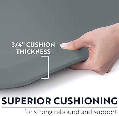 Thick Ergonomic Anti-Fatigue Mat for Kitchen Standing Desks