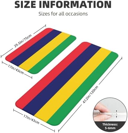 Versatile and Stylish Kitchen Floor Mat Set