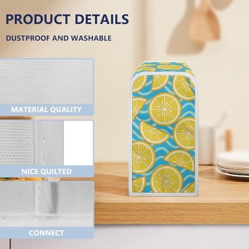 Lemon Wavy Electric Can Opener Cover Decoration for Kitchens