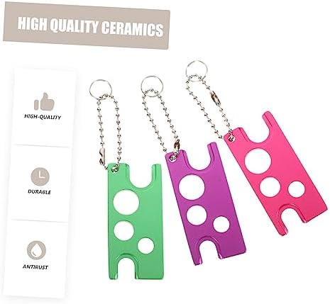 TIDTALEO Essential Oil Bottle Opener 3pk Aluminum Alloy Key Ring