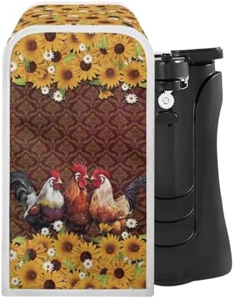 Durable Dustproof Can Opener Cover for Rooster Kitchen Gadgets