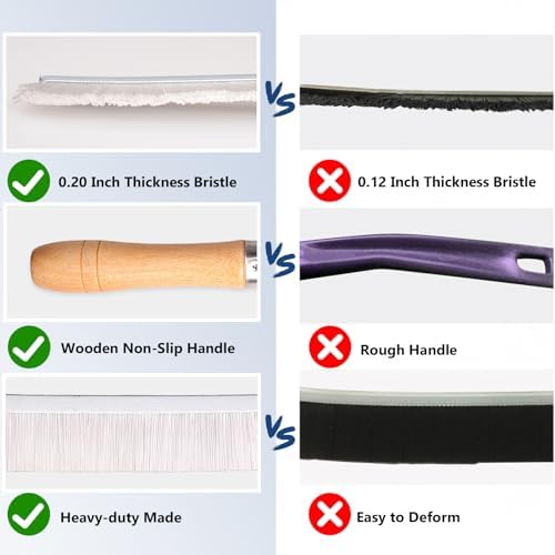 4-Piece Comfort Grip Crevice Brush for Tight Spaces