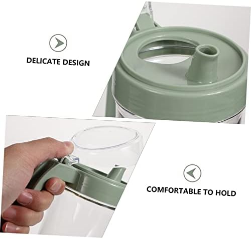 500ml Acrylic Oil and Vinegar Mixing Bottle Kitchen Oil Sprayer Condiment Squeeze Bottle