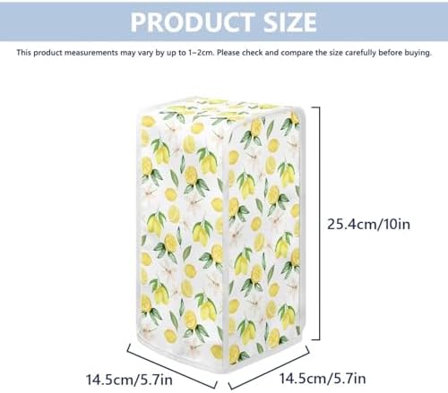 Electric Can Opener Lemon Print Dust Cover