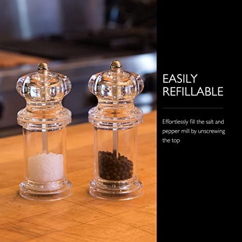 Simple Durable and Effectively Grinds Salt and Pepper Perfect for Home Use