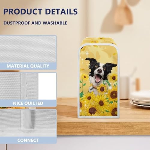 Sturdy Electric Can Opener Cover with Pug Print Protection