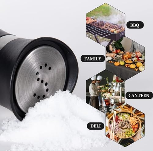 Black Salt and Pepper Shaker Set Pack of 2
