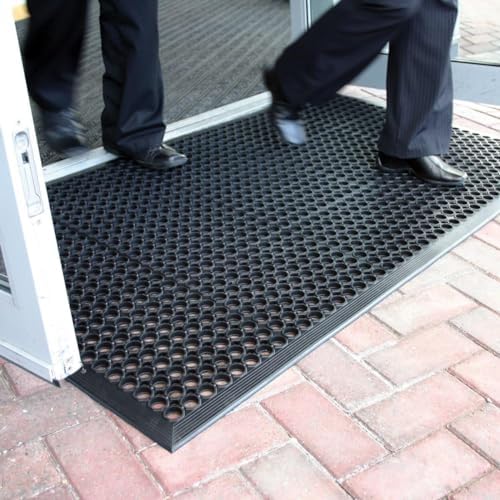 Heavy Duty Drainage Rubber Floor Mat 36x60