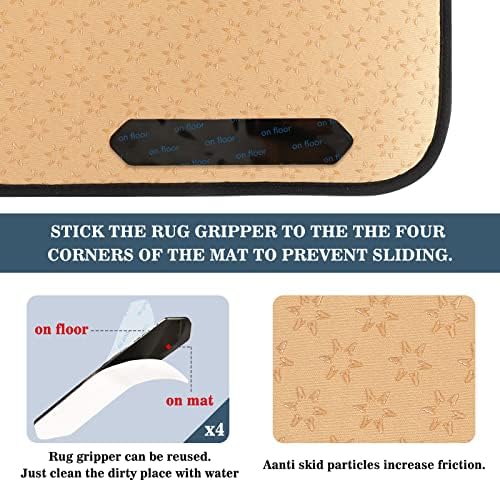 Golden Autumn Tree Anti-Fatigue Kitchen Mat