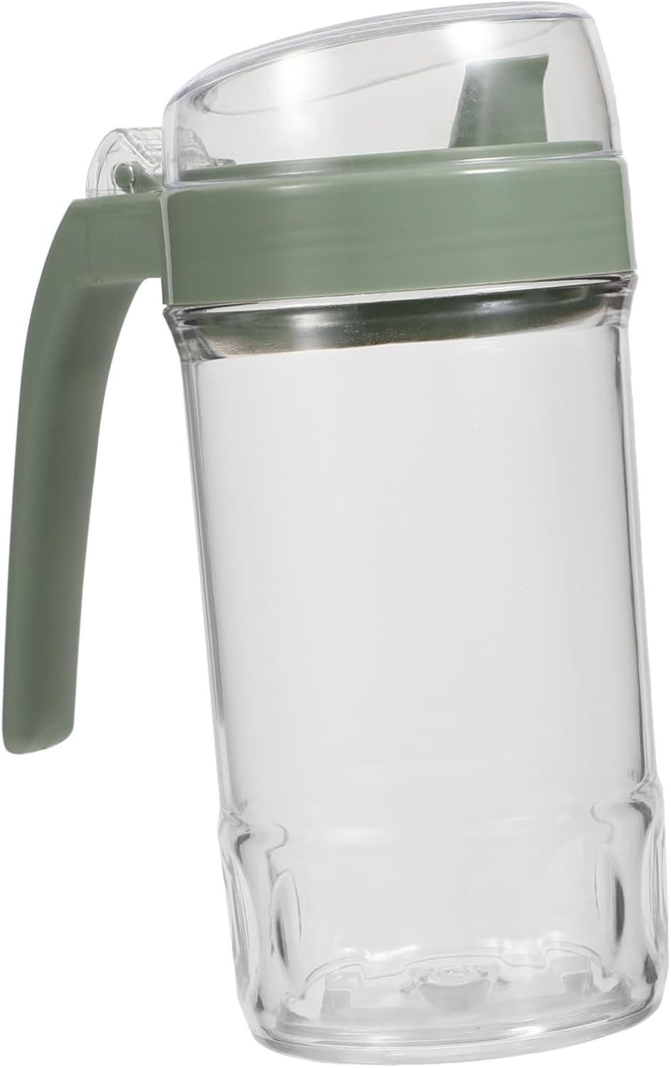 Acrylic oil vinegar mixing bottle with single opening squeeze system