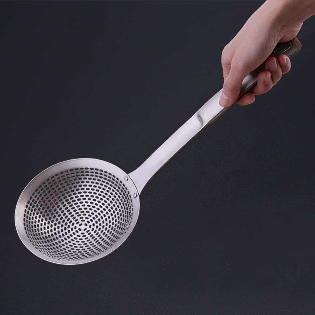 Stainless Steel Skimmer Spoon with Ergonomic Design
