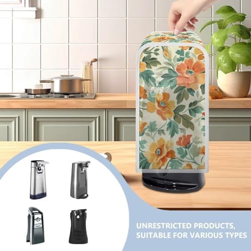 Floral Can Opener Cover