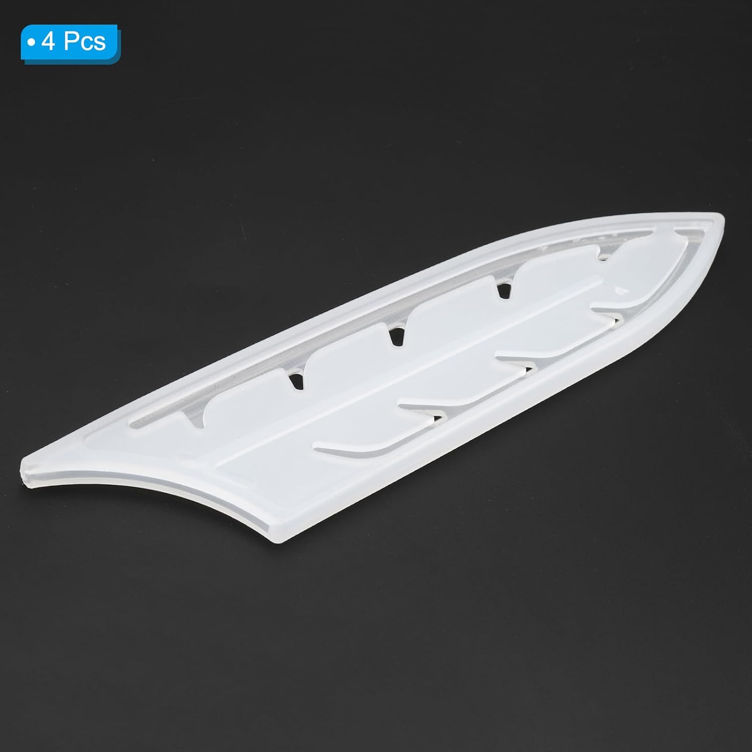 Premium Set of 4 Transparent Knife Sheaths for 6-Inch Ceramic Knives