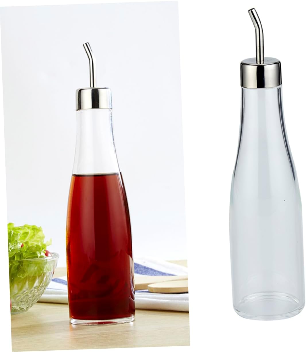 Congarten O Acrylic Oil Bottle Set - Non-Drip Kitchen