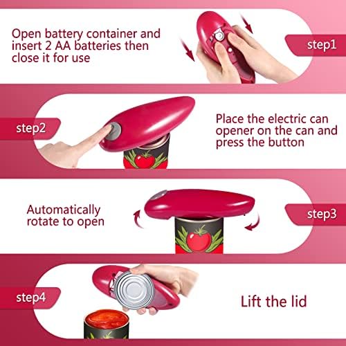 One Touch Electric Can Opener for Seniors
