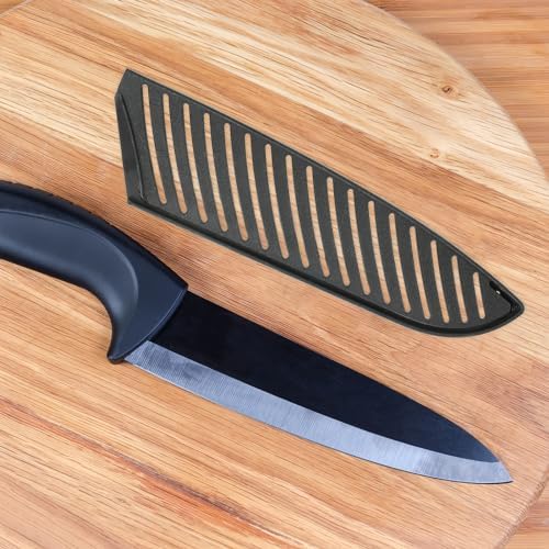 5-Pack PP Safety Knife Cover for 7 Santoku Knives in Black
