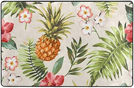 Sturdy Comfort Mat with Tropical Design