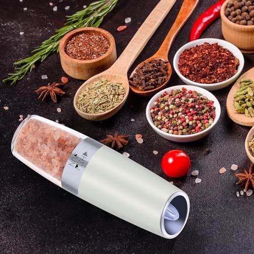 Gravity Salt Pepper Grinder Set by CHEW FUN
