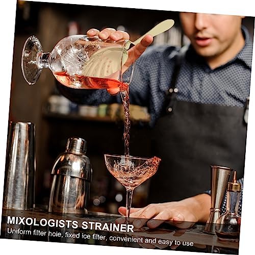 304 Stainless Steel Shell Ice Strainer Cocktail Commercial Strainer Bartenders Choice