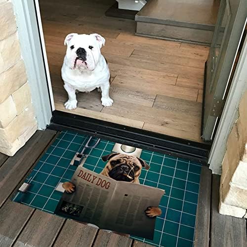 Humor Dog Toilet Mat