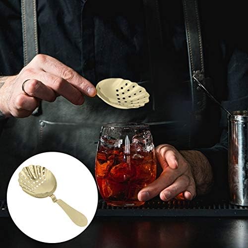 Sturdy Stainless Steel Cocktail Strainer Spoon by DOITOOL for Home Bar
