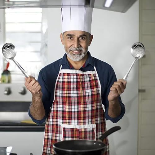 Stainless Steel Kitchen Colander Set Silver Finish
