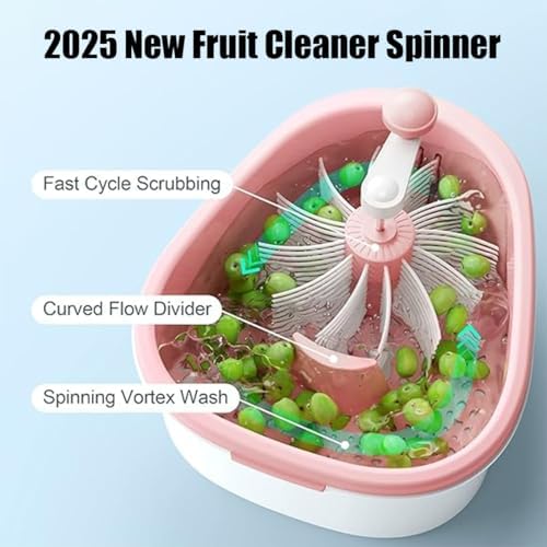 Fruit Cleaner Spinner Efficient Multi-Function Kitchen Gadget