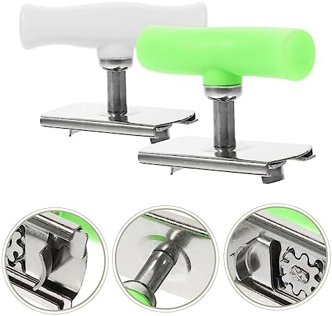 SHOWERORO 2-Piece Jar Bottle Opener Threaded Keychain with Rotary Action