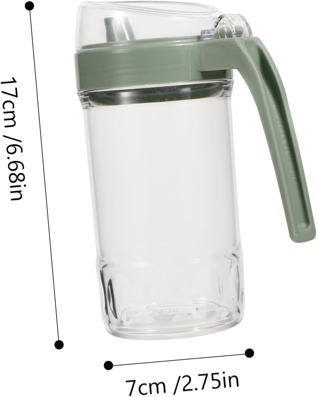 ABOOFAN 500ml Oil Vinegar Mixing Bottle - Easy to Clean Kitchen Dispenser
