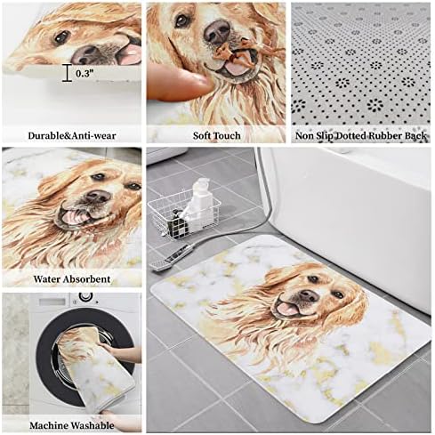 Golden Retrievers Kitchen Floor Mats