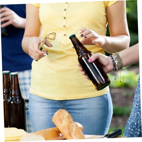 Golden Ciieeo Heart Shaped Beer Bottle Opener Drink Fountain Barennis Dads Gift