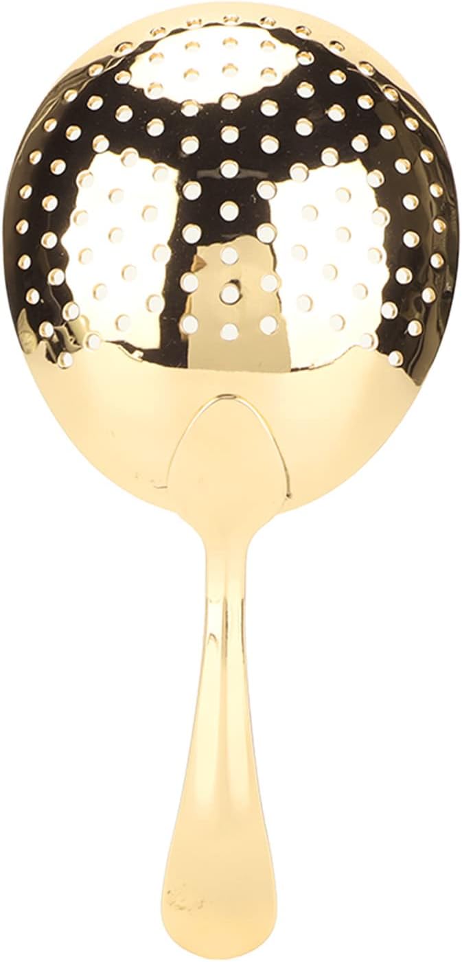 Stainless Steel Julep Strainer Ergonomic Handle for Home Commercial Use