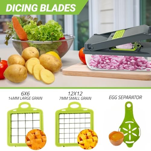 Efficient 16-in-1 Vegetable Chopper by Quick Sync