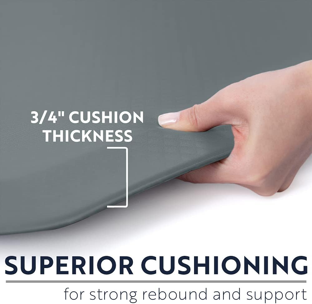 Thick Ergonomic Anti-Fatigue Mat for Kitchen Standing Desks