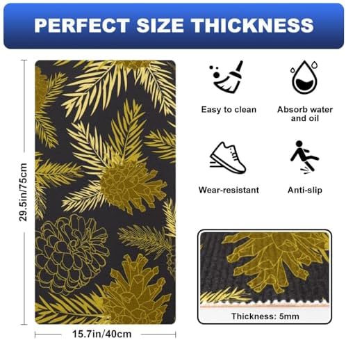 Sturdy Anti-Fatigue Kitchen Mat by RODAILYCAY